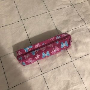 Smiggle origami bitterly pink pencil case